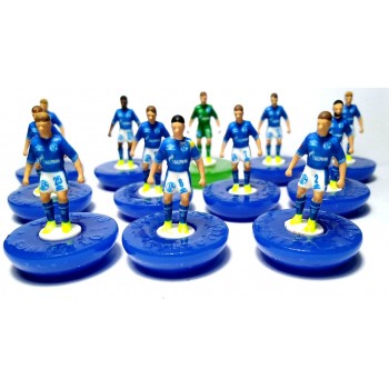 Subbuteo Andrew Table Soccer Schalke 04 2020-21 on Classic Hasbro bases
